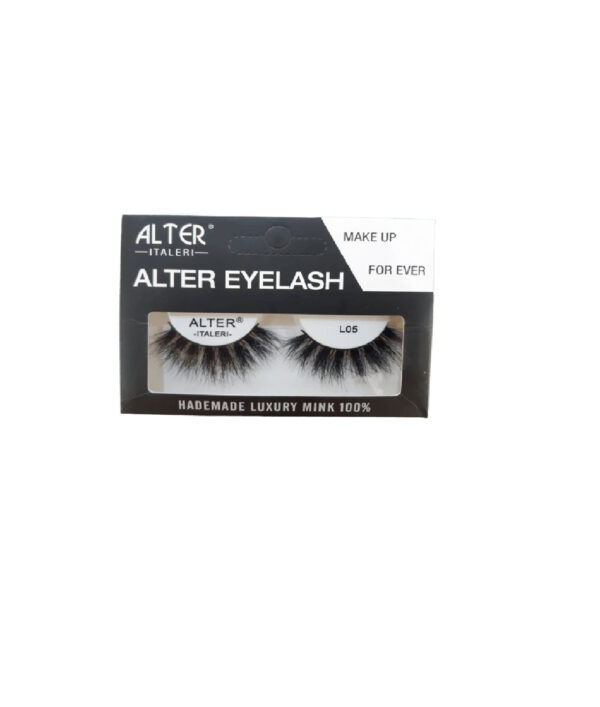 مژه جفتی مو طبیعی خیلی بلند و حجم خیلی زیاد L05 آلتر Alter Eyelash