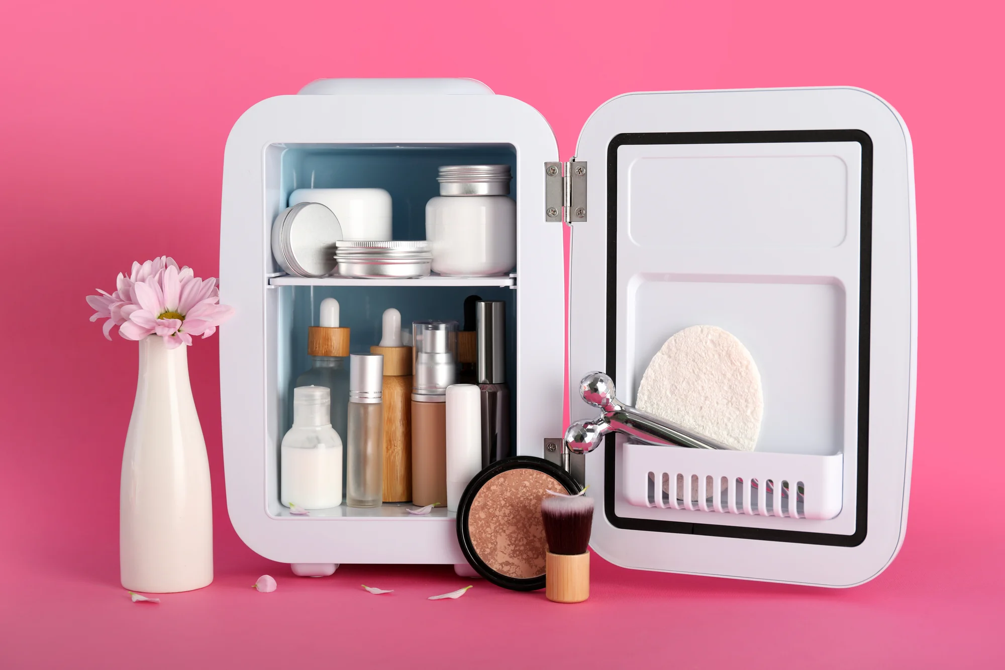 Storing cosmetics in the refrigerator