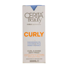 شامپو مو سریتا مدل Curly حجم 200 میلی لیتر